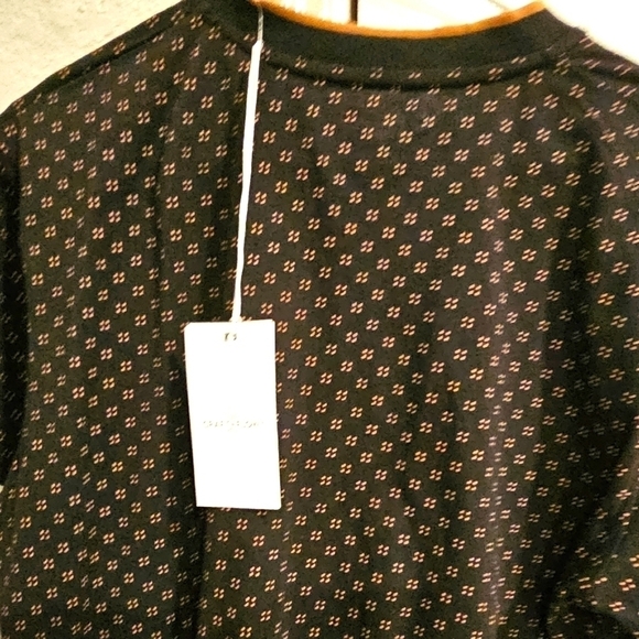 NWT Craft + Flow Men's 3 Button Black/Brown short sleeved shirt 2XL - Picture 4 of 13